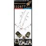 HGW 132677 Seatbelts Messerschmitt Bf 110 (laser) 1/32