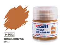 Machete M8013 Краска акриловая Brick brown (Коричневый, матовый) 10 мл.