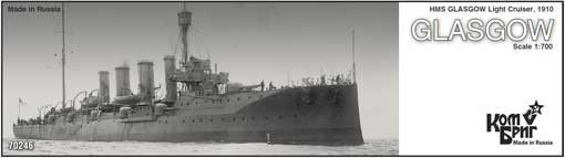 Combrig 70246 HMS Glasgow Light Cruiser, 1910 1/700