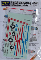 LF Model C72161 Decals F-80B Shooting Star Berlin crisis (SW) 1/72