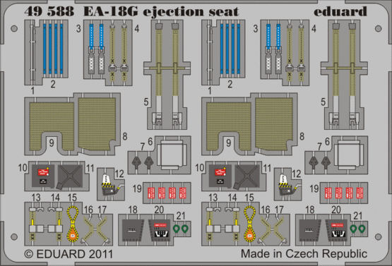 Eduard 49588 EA-18G ejection seat