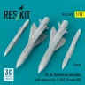 Reskit RS32-607 AS.34 Kormoran missiles w/ adapters (2 pcs.) 1/32