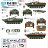 Star Decals 35-C1378 War in Ukraine # 7BMP-1.Markings from the Donetsk Republic-DPR and Luhansk Republic-LPR, in 2022. [Soviet] 1/35