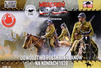First To Fight FTF-072 Polish HQ Uhlans on horses 1939 1/72