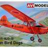 Aviprint Decals AVIM72019 L-19E/O-1E/O-1G Asian Bird Dogs (4x camo) 1/72