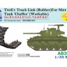 Bronco AB3572 T85E1 Track Rubber M24 Light Tank 'Chaffee' 1/35