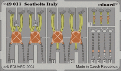 Eduard 49017 Seatbelts Italy