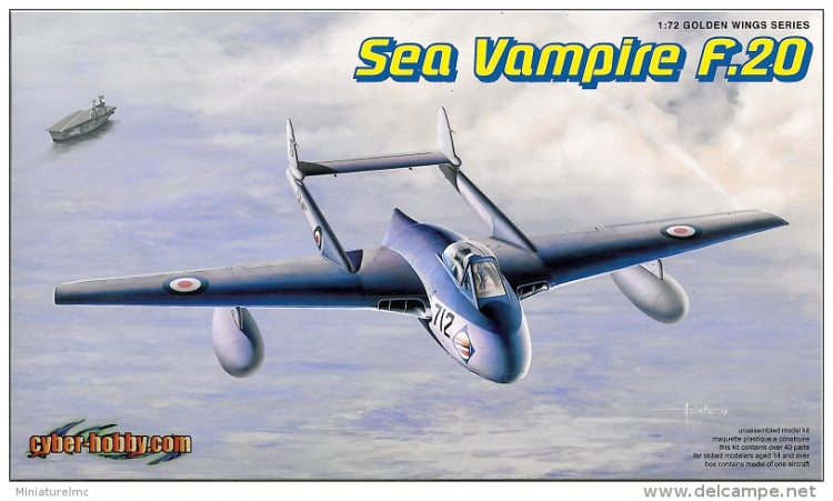 Dragon 5112 de Havilland Sea Vampire F.20 1/72