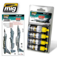Ammo Mig 7202 USAF SET 1: GREY MODERN JETS