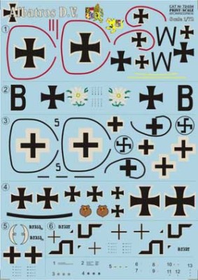 Print Scale 72-034 Albatros D.V. 1/72