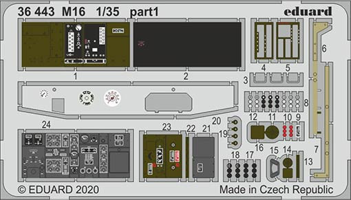 Eduard 36443 SET M16 (AFV CLUB)