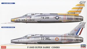 Hasegawa 02200 F-100D Super Sabre Combo (2 модели) 1/72