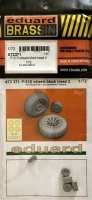 Eduard 672371 BRASSIN P-51D wheels block tread 2 (EDU) 1/72