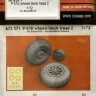 Eduard 672371 BRASSIN P-51D wheels block tread 2 (EDU) 1/72