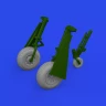 Eduard 672371 BRASSIN P-51D wheels block tread 2 (EDU) 1/72