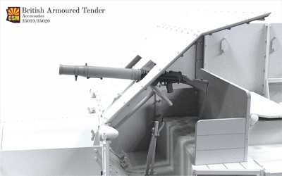Copper State Models A35-065 Пулемёт Льюиса для британских бронеавтомобилей на Ближнем Востоке 1/35
