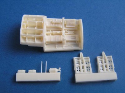 Pavla Models U48-22 F9F-2 nose gear well and fuselage speed brakes for Trumpeter 1:48