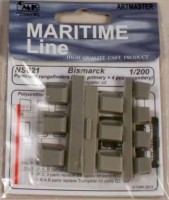 CMK NS021 Bismarck Particular Rangefinders (Primary & Secondary)1/200
