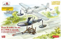Amodel NA72008 Floats & trolley for Fw-190W-2 aircraft 1/72