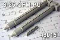 Advanced Modeling AMC 48015 НАР С-25-ОФМ с пусковым устройством О-25Л (в комплекте два НАР). 1/48