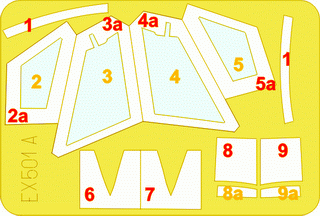 Eduard EX501 F-104 surface panels 1/48 HAS