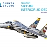 Quinta studio QD32034 F-15C (Tamiya) 3D Декаль интерьера кабины 1/32