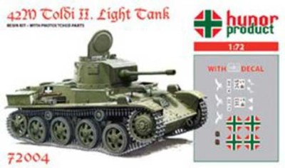 Hunor Product E72004 Toldi Tank II. (Easy series) 1/72