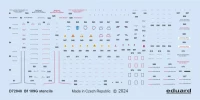 Eduard D7248 Decal Bf 109G stencils (EDU) 1/72