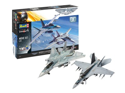 Revell 05677 Подарочный набор Toп Ган 2 к/ф в комплекте 1/72
