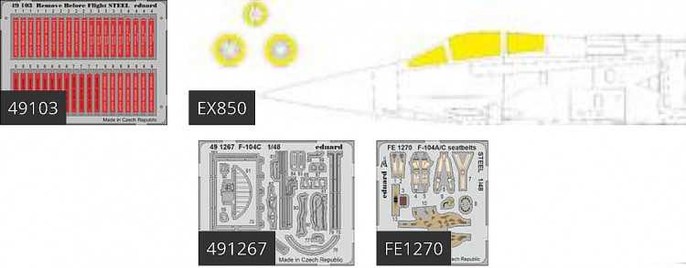 Eduard BIG49335 F-104C (KIN) 1/48