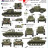 Star Decals STAR35892 7th Armoured Division - Desert Rats in NW Europe 1/35