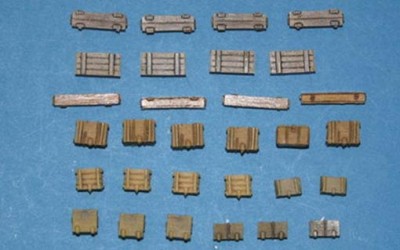 Planet Models MV7255 German ammo boxes WW II 1/72