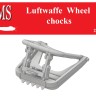 Aims AIMS32P035 Luftwaffe Wheel Chocks 1/32