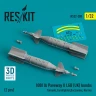 Reskit 32380 1000 lb Paveway II LGB (UK) bombs (2 pcs.) 1/32