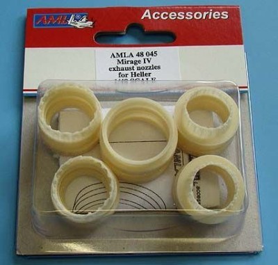 AML AMLA48045 Mirage IV exhausts nozzles (HELL) 1/48