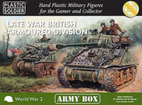 Plastic Soldier PSCAB15002 15mm Late War British Armoured Division