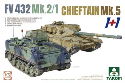 Takom 5008 FV 432 MK.2/1+CHIEFTAIN MK.5 1/72