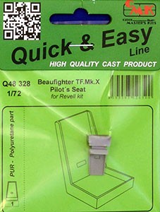 CMK Q48328 Beaufighter TF.Mk.X Pliot's Seat (REV) 1/48