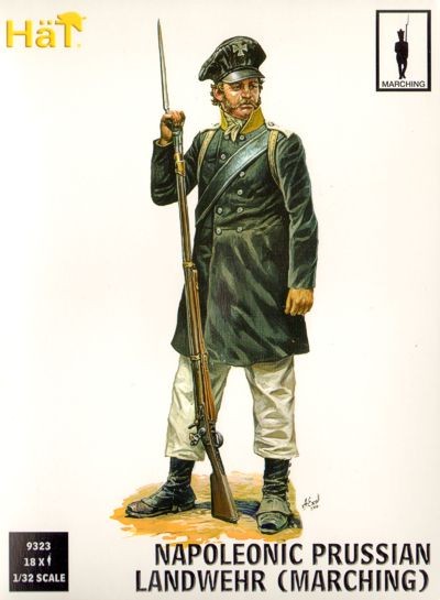 HAT 9323 Prussian Landwehr Marching 1/32