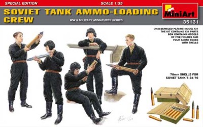 MiniArt 35131 Soviet Tank Ammo-Loading Crew Set. Special Edition