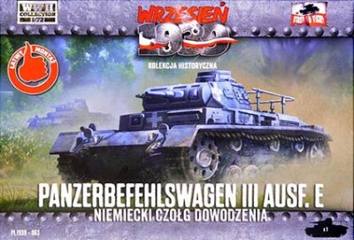 First To Fight FTF-72063 Panzerbefehlswagen III Ausf. E 1/72