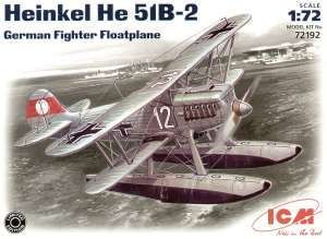 ICM 72192 Хейнкель He-51B-2, германский истребитель-гидроплан 1/72