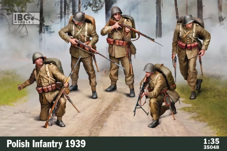 IBG Models 35048 Polish Infantry 1939 (5 fig.) 1/35