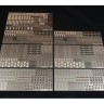 Mk1 Design MS-20008 USS Iowa USS Iowa BB-61 Armament Set6 Large sized Brass Photo Etched Parts / 226 Brass Metal Parts / 9 Resin Parts also included 1/200
