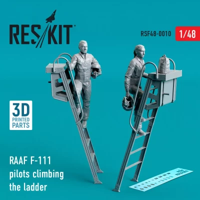Reskit F48010 RAAF F-111 pilots climbing the ladder (2 pcs) 1/48