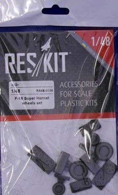 Reskit RS48-0126 F-18 Super Hornet wheels set (ACAD,HAS,ITA) 1/48