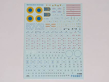 Foxbot Decals FBOT48086A Digital falcons: Mikoyan MiG-29 9-13 (decals with masks) 1/48