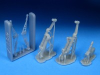 Barracuda Studios BCR48517 Hawker Sea Fury Landing Gear Super detailed (3D-Printed) 1/48
