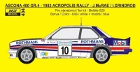Reji Model JM404 Transkit Ascona 400 Gr.4 Rally Acropolis 1982 1/24
