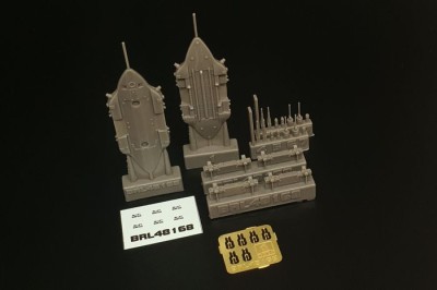 Brengun BRL-48168 BRU-57 canted Vertical Ejector Rack (2 pcs.) 1/48